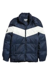 Superdry Puffer Jacket In Deep Navy