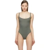 Skims Fits Everybody Square Neck Sleeveless Bodysuit In Juniper