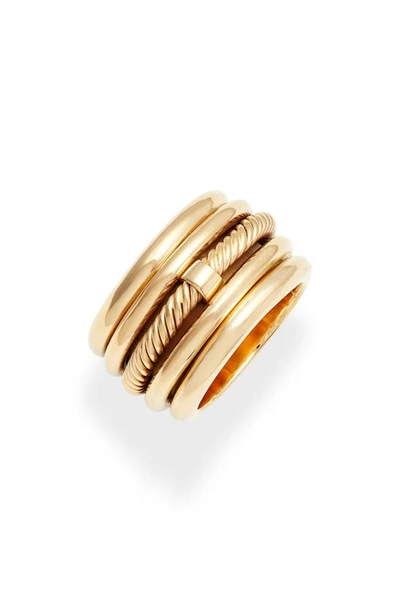 Soko Uzi Statement Ring In Gold