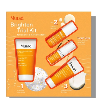 Murad Brighten Trial Kit For Radiance & More Even Tone In White