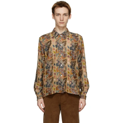 Bode Bay'ah Embroidered Cotton Shirt In Multi