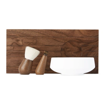 Shaquda Walnut Cleansing Brush Set In -