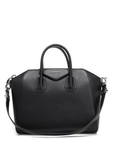 Givenchy Medium Antigona Tote Bag In Black
