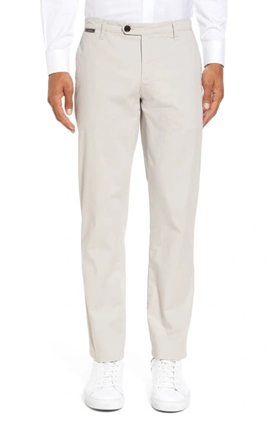 Eleventy Cropped Regular Fit Chino Pants In White