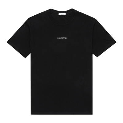 Valentino Logo Print Black T-shirt