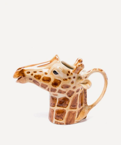 Quail Giraffe Jug In Assorted