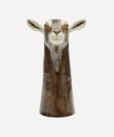 Quail Large Goat Vase In Assorted