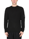 C.p. Company Pocket Detail Sweater In Black