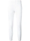 Eleventy Cropped Trousers In White