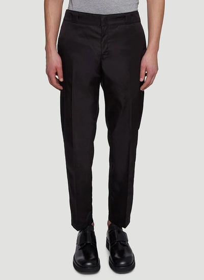 Prada Re-nylon Trousers In Black