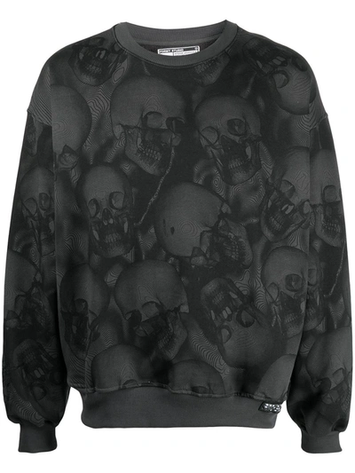 Formy Studio Mosh Pit Crewneck Cotton Sweatshirt In Black