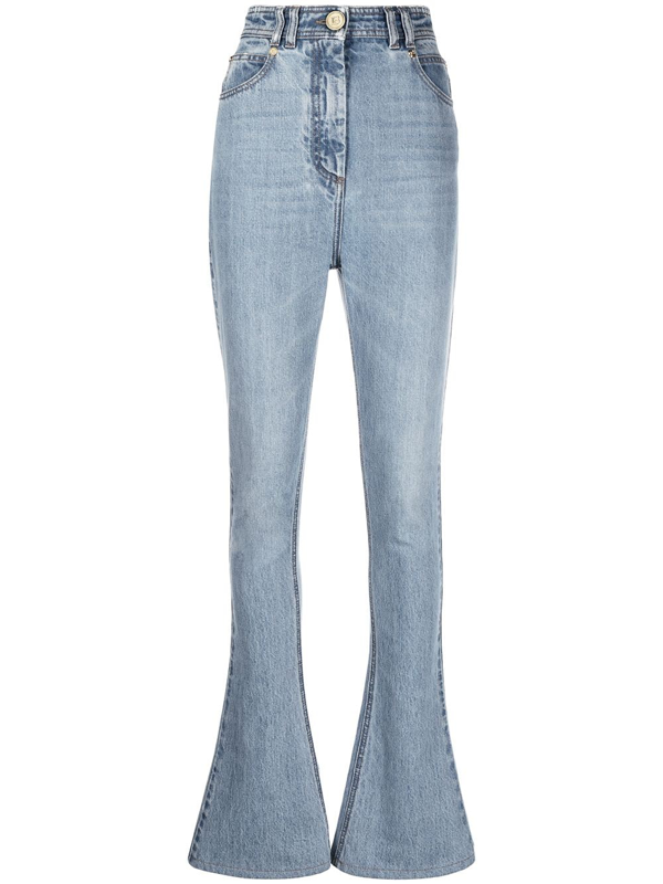 mens high rise bootcut jeans