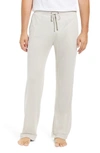 Daniel Buchler Peruvian Pima Lightweight Cotton Lounge Pants In Pebble