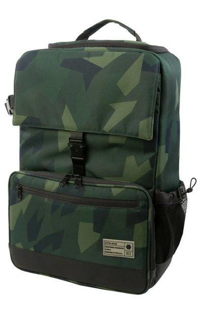 Hex Ranger Camera Canvas Backpack In Camo