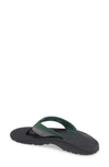 Olukai 'ohana Koa' Flip Flop In Shadow Green/ Charcoal