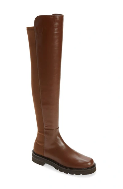 Stuart Weitzman 5050 Lift Over The Knee Boot In Coffee