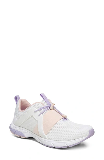 Vionic Berlin Sneaker In White Pastel Lilac