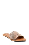 Beach By Matisse Coconuts By Matisse Cabana Slide Sandal In Blush Multi Leather