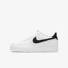 Nike Air Force 1 Big Kids' Shoes In White/black