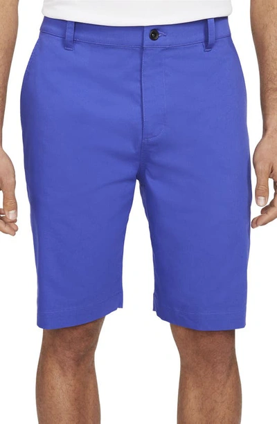 Nike Dri-fit Uv Men's Printed Golf Chino Shorts In Lapis