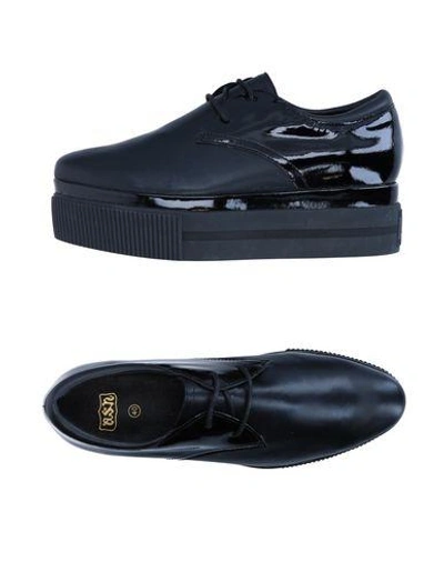 Ash Laced Shoes In Black