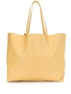 Mansur Gavriel Oversized Tote In Spiga In Yellow