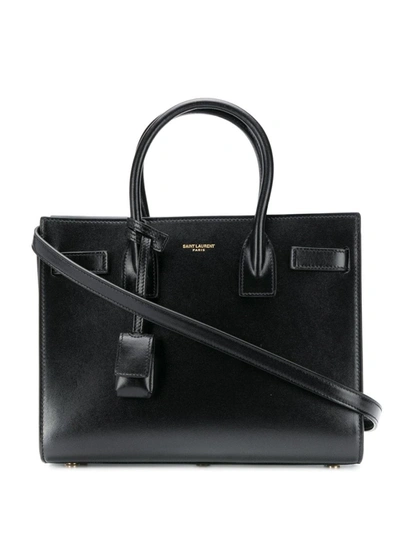 Saint Laurent Classic Sac De Jour Baby In Smooth Leather In Black