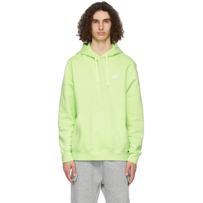 Nike Green Sportswear Club Hoodie In Liquid Lime