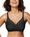 Playtex Women's 18 Hour Smoothing Minimizer Bra Us4697 In Black