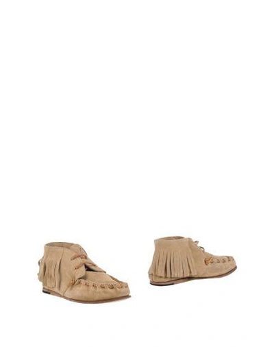 Ndc Ankle Boots In Sand