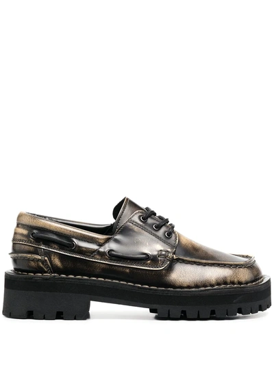 Camperlab Eki Brushed Lace-up Shoes In Multicolor