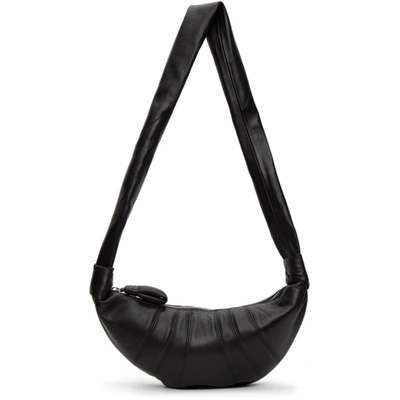 Lemaire Black Small Croissant Bag In 999 Black