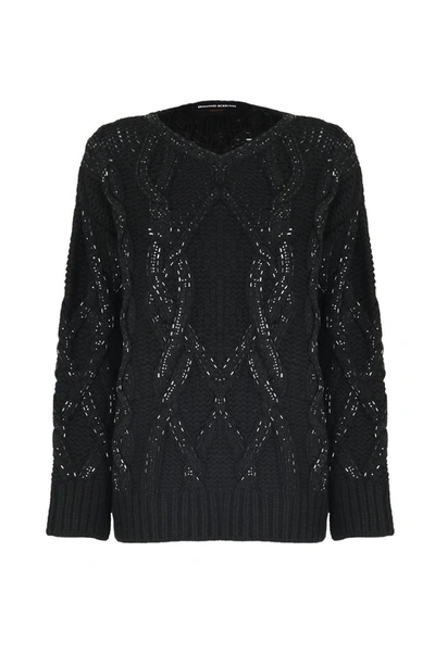 Ermanno Scervino Sweaters In Nero