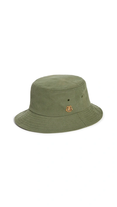 Kenzo Tiger Crest Bucket Hat In Green