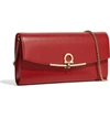 Ferragamo Continental Gancino Clip Score Mini Bag In Lipstick