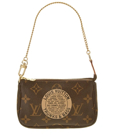 Louis Vuitton Limited Edition Trunks & Bags Monogram Canvas Mini  Pochette Accessoires' In Brown