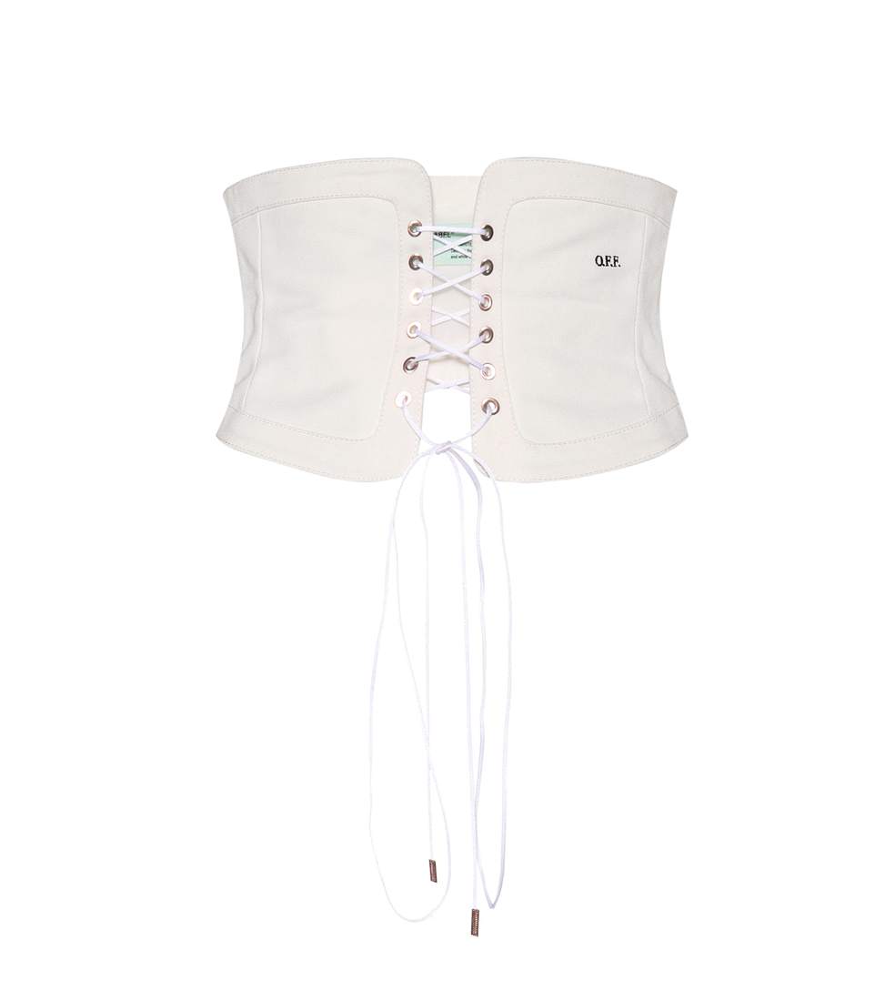 Off-white Exclusive To Mytheresa.com – Canvas Corset In White Llack ...