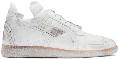 Maison Margiela White Limited Edition Mixed Patchwork Sneakers