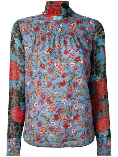 See By Chloé Dream Print Neck Tie Blouse