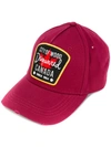 Dsquared2 Logo Patch Cap In Red
