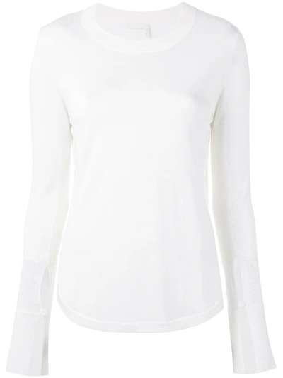 Chloé Cuff Slit Jumper