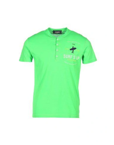 Dsquared2 T-shirt In Acid Green
