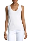 Zadig & Voltaire Hilda All-over Print Tank Top In White