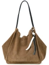 Proenza Schouler Extra Large Suede Tote In Lay Leaf