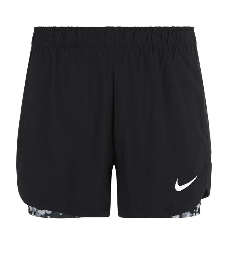 Nike Veneer Two-in-one Shorts In Black | ModeSens