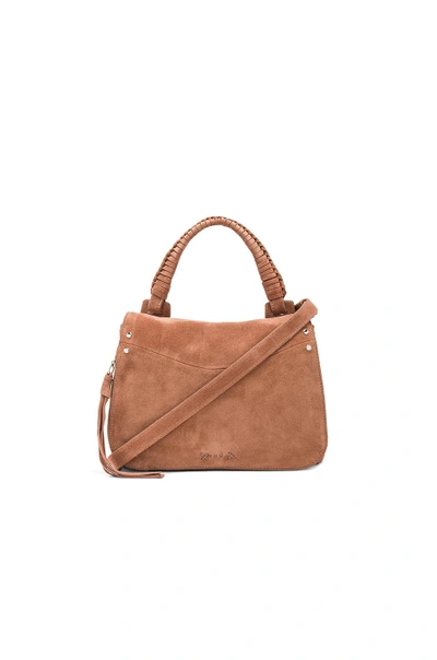 Elizabeth And James Trapeze Small Crossbody In Brown. In Twig