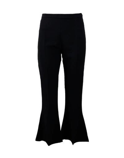 Antonio Berardi Cropped Flared Pant In Black