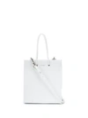 Medea Small Patent Leather Prima Bag In White