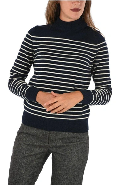 Celine Céline Women's Blue Wool Sweater
