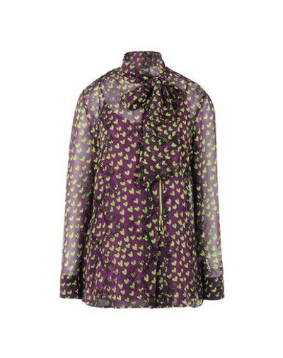 Boutique Moschino Shirts In Purple